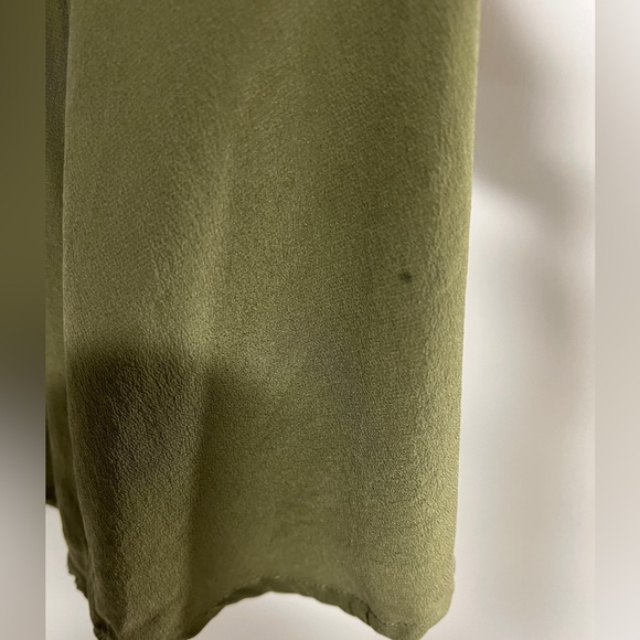 Anine Bing Olive Green Silk Dress - Picture 10 of 11